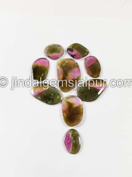 Watermelon Tourmaline Smooth Slices